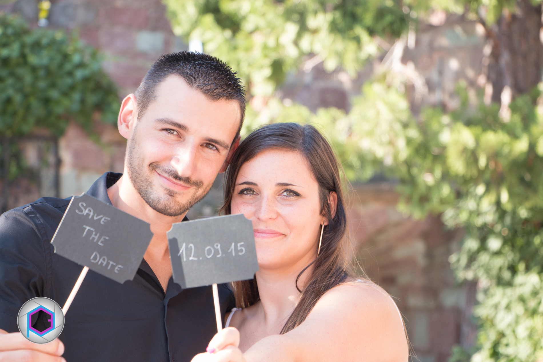 Château Mandelieu, la date du mariage (portrait)